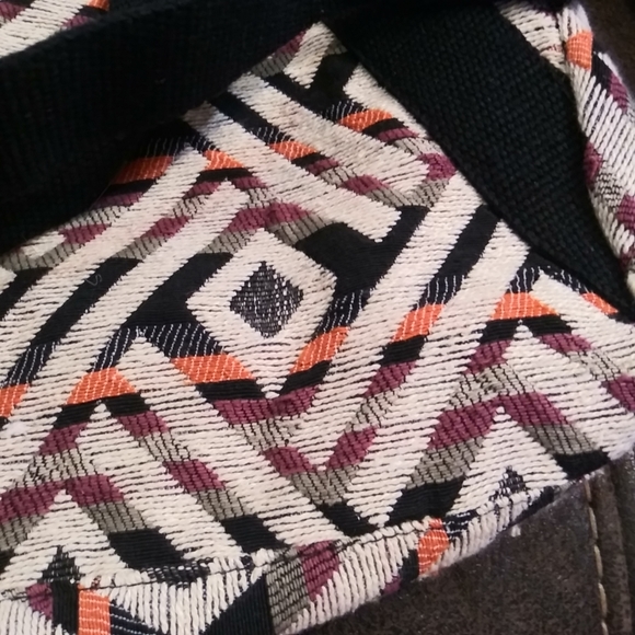 Journeys Aztec tribal southwestern navajo duffel overnight bag handbag 15"×10" - Picture 2 of 10